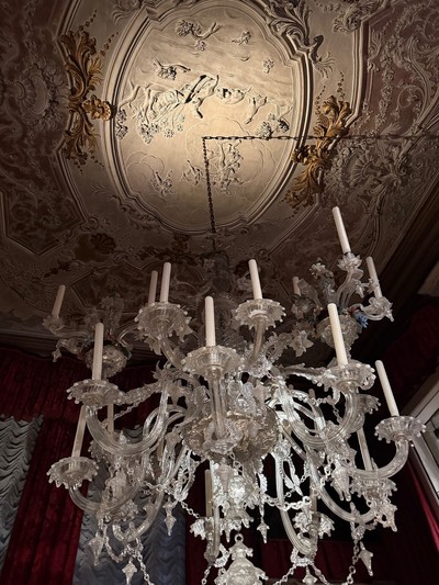 Dries Van Noten on the transformation of a 15th-century Venetian palace into his new art foundation - © Original chandelier in the Palazzo Pisani Moretta., System Magazine