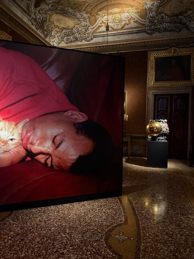 Dries Van Noten on the transformation of a 15th-century Venetian palace into his new art foundation - © Photograph by Steven Shearer and sculpture by Peter Buggenhout., System Magazine