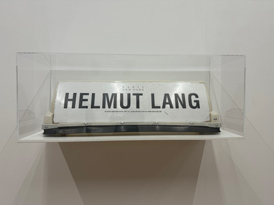 Helmut Lang exhibition, Séance de Travail 1986–2005 at MAK Museum, Vienna - © Helmut Lang, New York City Taxi Top, 2002.
Helmut Lang Archive, MAK Museum., System Magazine