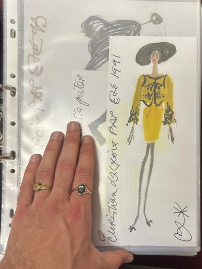 Inside the rare Christian Lacroix archive of a young Tbilisi collector. - © System Magazine