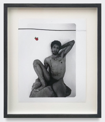 Portrait of a nude man sat down - © Danny Fox and Kingsley Ifill, System Magazine