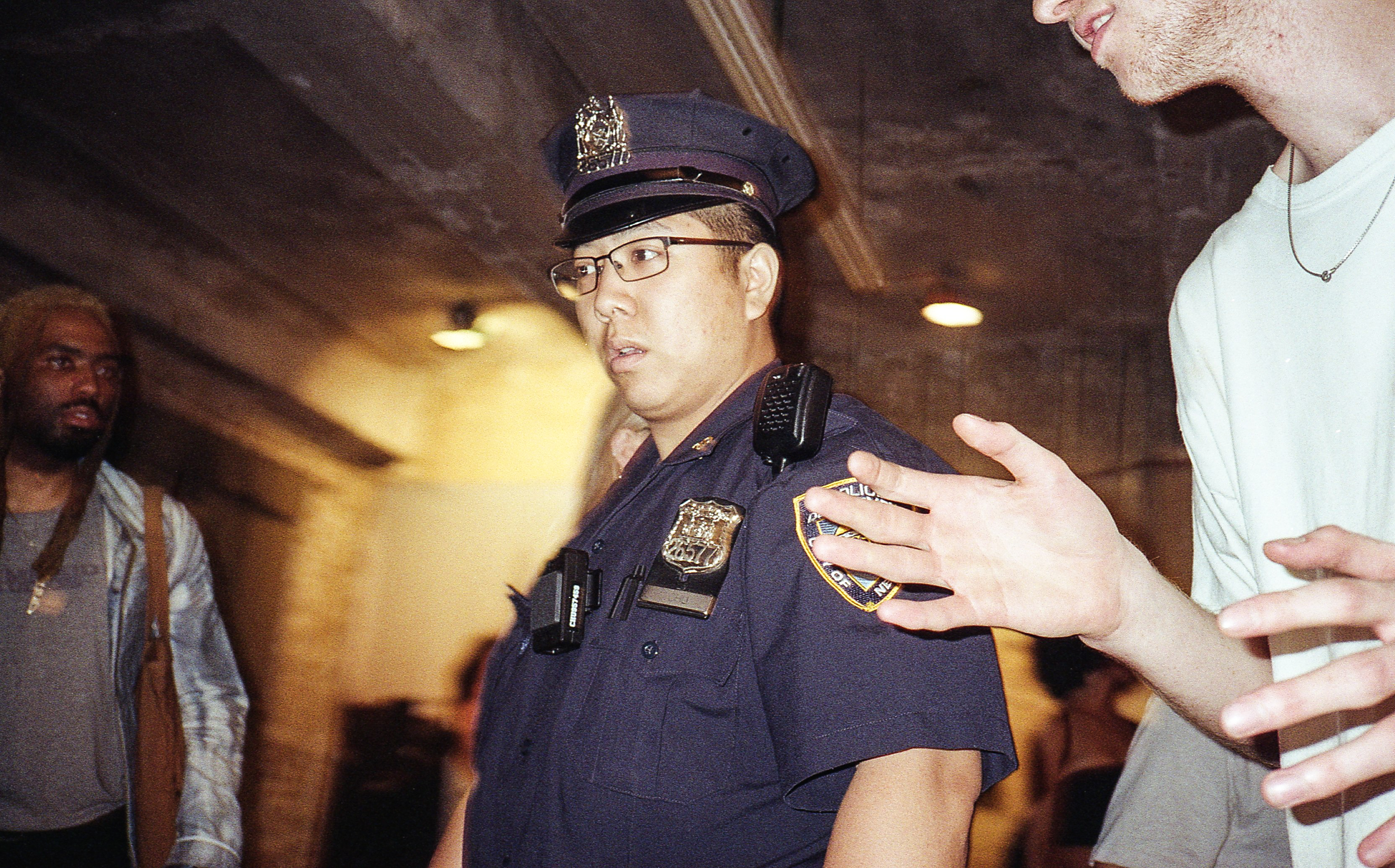 Even the NYPD came down to check out the Drawing a Blank show in Harlem, NYC, 2018 - © Photography by Chase Hall, System Magazine