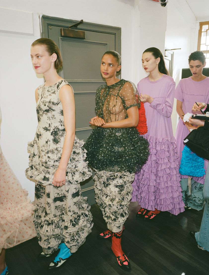 ‘What we do is not fast fashion.’  Molly Goddard Spring/Summer 2023. - © Photography Arthur Williams, courtesy of DH-PR, System Magazine