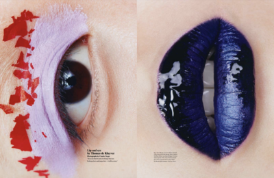 Lip and eye. Thomas de Kluyver. - © System Magazine