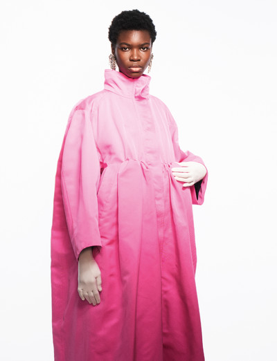 Evaline wears coat, gloves and earrings, Haute Couture 2020. - © System Magazine