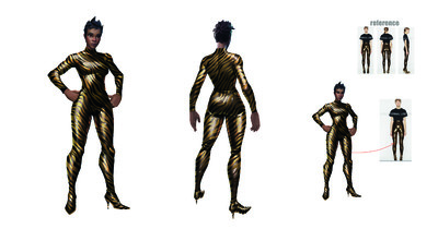 Development of the Fashion Banshee Outfit. - © System Magazine