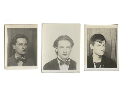 An immoderate aesthete. Hamish Bowles. - © Left: &lsquo;Aged 19 in c.1982, this was my winsome look when I started on the BA fashion degree course at Saint Martin&rsquo;s.
The 1940s American cotton bow tie was red, cream and blue and found at FLIP; the 1920s beige worsted suit was found in a charity shop, I believe.&rsquo;  Centre and right, from c.1984: &lsquo;I had grown my hair to my shoulders in a foppish Oscar Wilde look, then had it cut into this Napoleonic kiss curl by Huw at Atlas, the hairdresser in the basement of Crolla on Dover Street. A portrait of me (with the earlier Wildean look) featured on its brand notepaper.&rsquo;, System Magazine