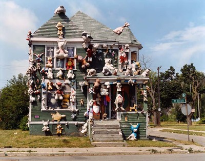 All-American VI: Larger Than Life
Heidelberg Project, Detroit, MI, 2006. 
Photo by Bruce Weber - © System Magazine