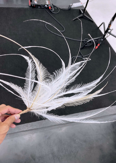Process imagery of the Jean Paul Gaultier By Haider Ackermann Couture collection - © System Magazine