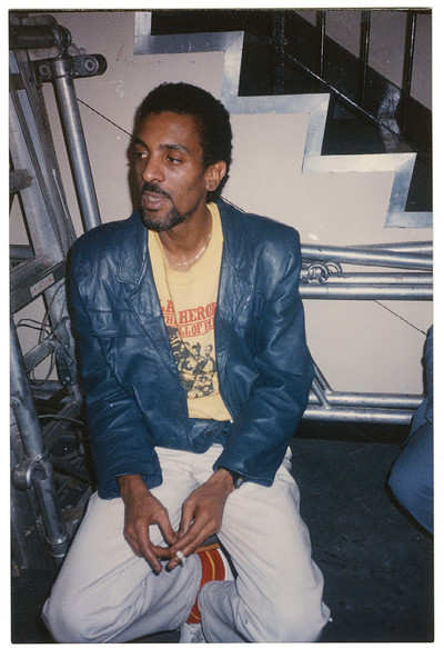 1990. ‘Flip Fraser, the founder and director of the *Black Heroes* theatre show – a real pioneer.’ - © System Magazine