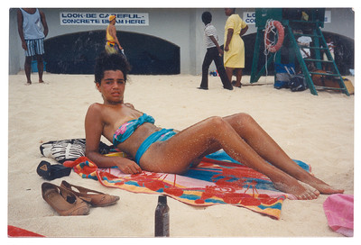 1990. ‘Michelle on the beach in Kingston, Jamaica.’ - © System Magazine