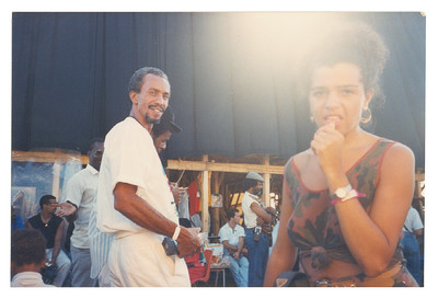 1988. ‘Michelle in Jamaica, backstage at Reggae Sunsplash, a huge reggae festival back then.’ - © System Magazine
