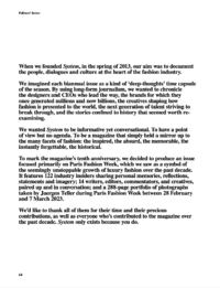 Editors’ letter - © System Magazine