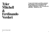 Tyler Mitchell & Ferdinando Verderi - © System Magazine