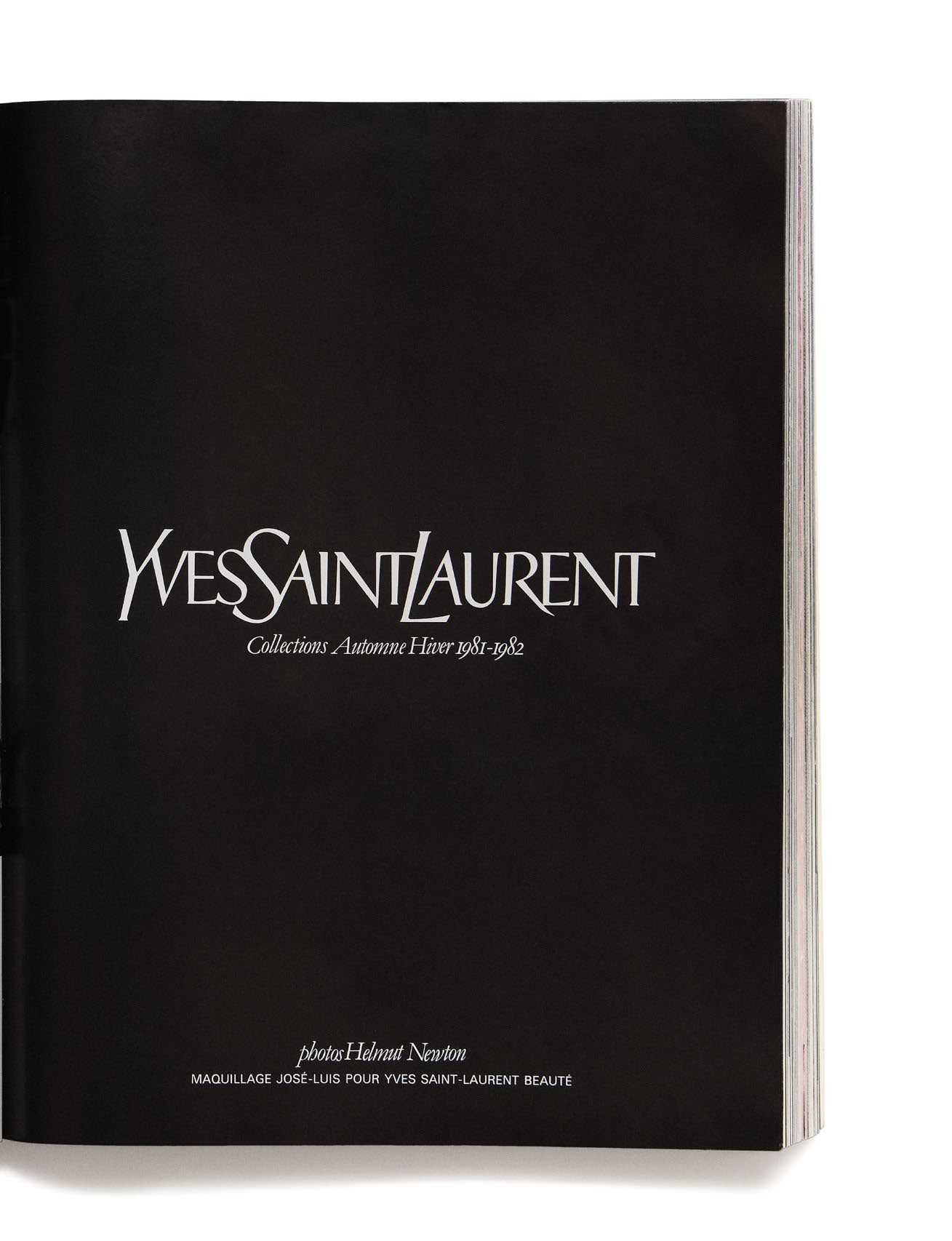 Archives. Yves Saint Laurent by Helmut Newton. - Issue 23 - System