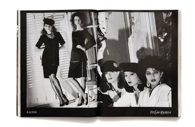 Archives. Yves Saint Laurent by Helmut Newton. - © System Magazine