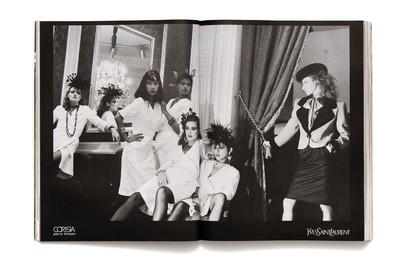 Archives. Yves Saint Laurent by Helmut Newton. - © System Magazine