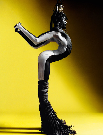 Luis Alberto Rodriguez. - © Underwear by Capezio, boots by Rick Owens, and bracelet by Alexis Bittar., System Magazine