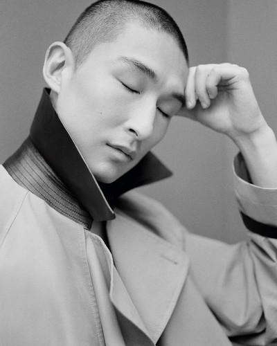 Sang Woo Kim - © Cotton trench coat by Givenchy by Sarah Burton., System Magazine