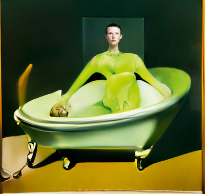 Alex Consani wearing Ottolinger, 2024. - © All images courtesy of Nick Knight, System Magazine