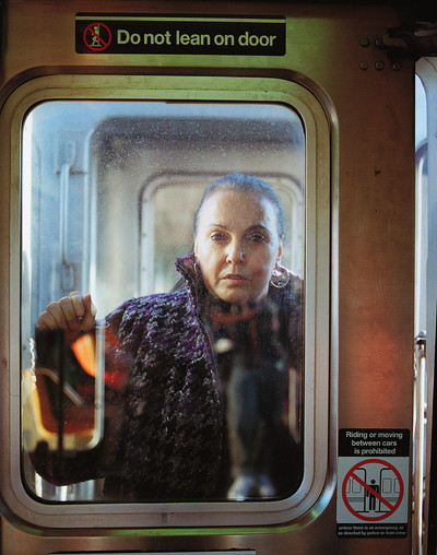 The Sorrentis. - © Francesca photographed by Gray. 
New York subway, June 2018. 
*Document Journal*, Autumn/Winter 2018, Miu Miu special story., System Magazine