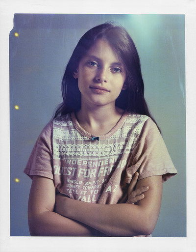 The Sorrentis. - © Lennon photographed by Vanina. 
8x10 Polaroid.
Centre Street, New York, 2016., System Magazine