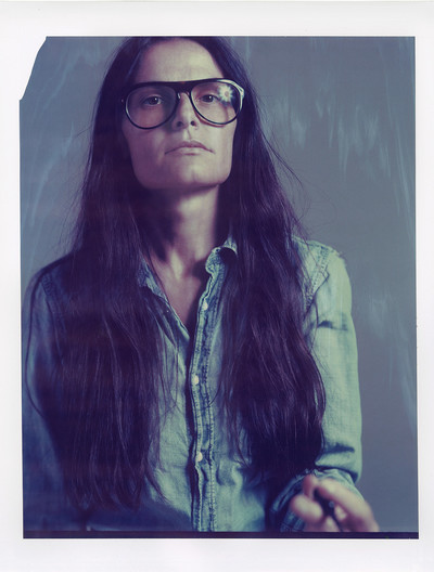 The Sorrentis. - © Vanina self-portrait. 
8x10 Polaroid.
Centre Street, New York, 2016, System Magazine