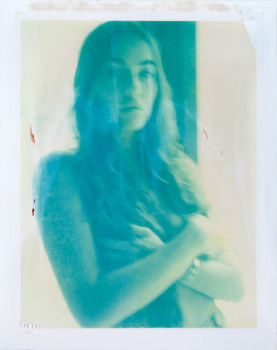 The Sorrentis. - © Gray self-portrait.
669 Polaroid. 
Connecticut, Sunday April 19th, 2020. 
*M Le magazine du Monde.*, System Magazine
