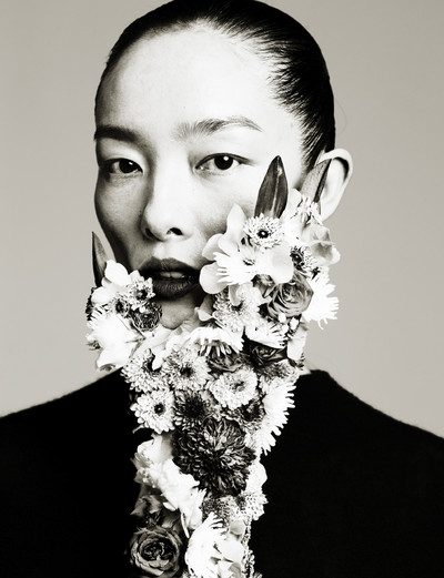 Zhong Lin. - © Fei Fei wears a dress by Tom Ford., System Magazine