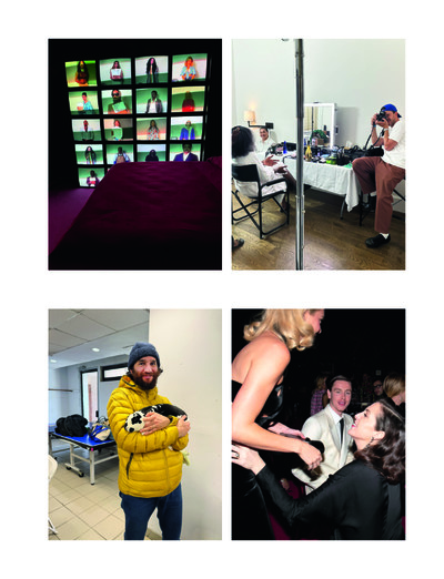 Best Performance. Sara Moonves. - © Top left. Tyrone Lebon video installation at &lsquo;Best Performances&rsquo; party, Los Angeles, 2026. 
Top right. Jeff Henrikson photographing A$AP Rocky, New York, 2024. 
Bottom left. Josh Safdie on set, Brighton Beach, New York, 2026. 
Bottom right. Kendall Jenner, Harris Dickinson and Sara Moonves, Academy Museum Gala, Los Angeles, 2024., System Magazine