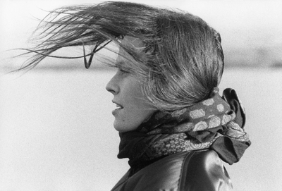 In the words of… Amanda Harlech - © Harlech, North Wales, 1988. &lsquo;Andrew Macpherson took this portrait of me on the estuary at Glyn Cywarch.&rsquo;, System Magazine
