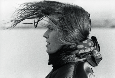 In the words of… Amanda Harlech - © Harlech, North Wales, 1988. &lsquo;Andrew Macpherson took 
this portrait of me on the estuary at Glyn Cywarch.&rsquo;, System Magazine