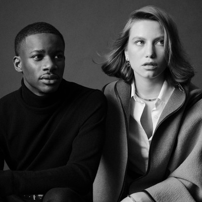 Cartier LOVE Unlimited - © Gina wears a LOVE Unlimited necklace, a LOVE bracelet, small model, and LOVE earrings, multiwear, cape by Chlo&eacute;., System Magazine