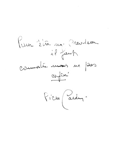 The legendary… Pierre Cardin. - © System Magazine