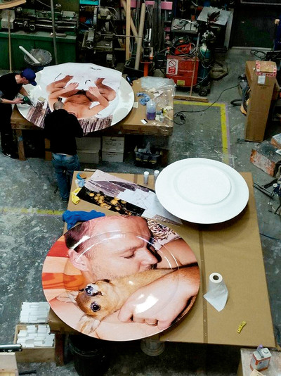 Plates in progress, London, 2016 - © System Magazine