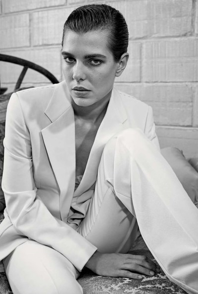 Collier Schorr & Charlotte Casiraghi. - © System Magazine