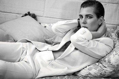 Collier Schorr & Charlotte Casiraghi. - © System Magazine