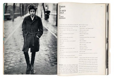 Harper’s Bazaar, April 1965
Bob Dylan; ‘Memoir of an Aged Child’ by Alfred Duhrssen
Photograph by Richard Avedon - © System Magazine