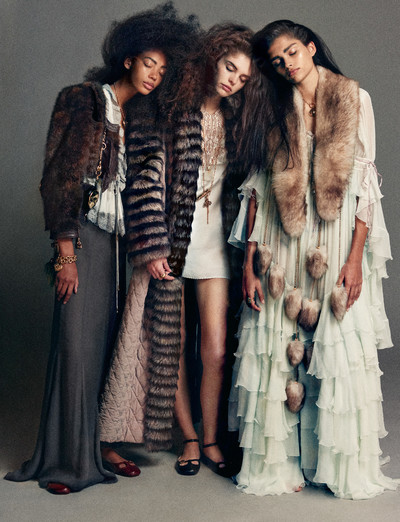 Collections. Autumn/Winter 2025-2026 - © Marylore, Lillian and Elina wear **Chlo&eacute;**, System Magazine