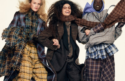 Collections. Autumn/Winter 2025-2026 - © Lauren wears **Collina Strada**, Carol wears **Our Legacy** and Athiec wears **Talia Byre**, System Magazine