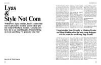 Lyas & Style Not Com - © System Magazine