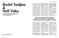 Rachel Tashjian & Steff Yotka - © System Magazine